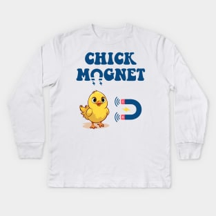 Chick Magnet Kids Long Sleeve T-Shirt